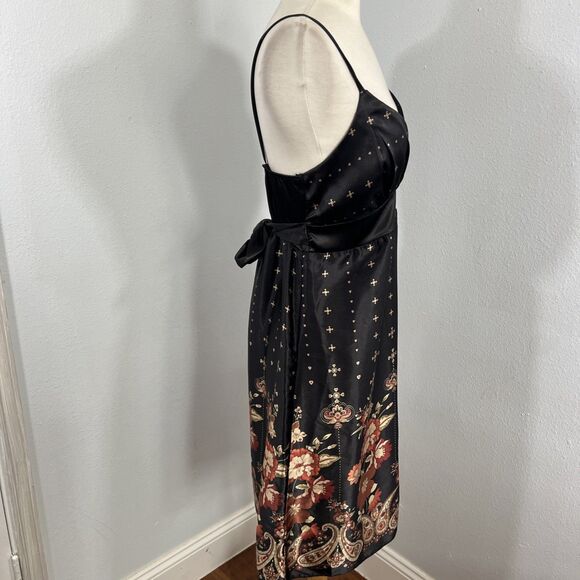 XX3 Mini Dress Womens S Black Floral‎ Babydoll - Picture 3 of 11